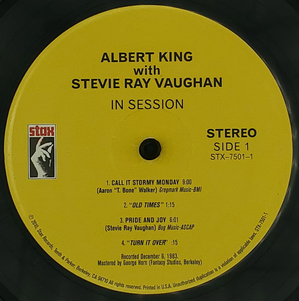 Albert King With Stevie Ray Vaughan - In Session (LP) - Discords.nl