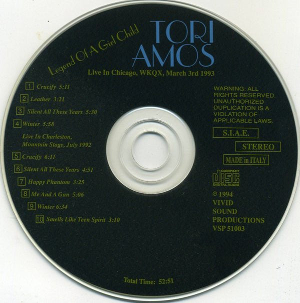 Tori Amos - Legend Of A Girl Child (CD) - Discords.nl