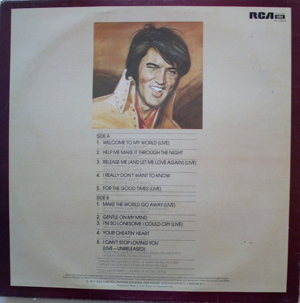 Elvis Presley - Welcome To My World (LP Tweedehands)