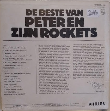 Peter Koelewijn & Zijn Rockets - De Beste Van Peter En Zijn Rockets (LP Tweedehands)