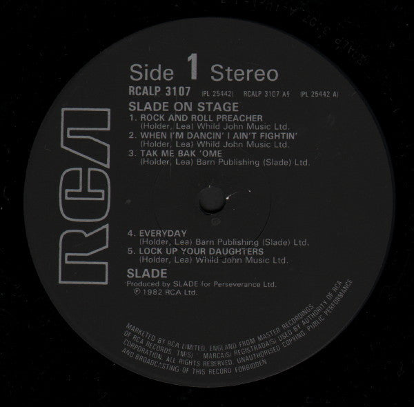Slade - Slade On Stage (LP Tweedehands) - Discords.nl