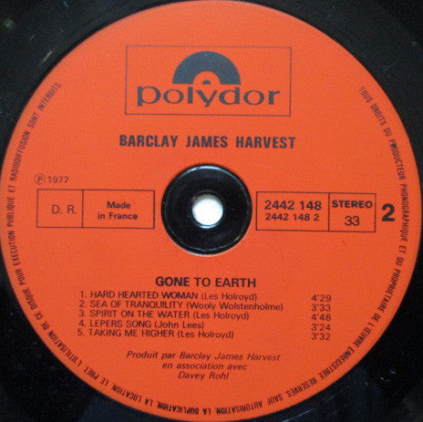 Barclay James Harvest - Gone To Earth (LP Tweedehands)