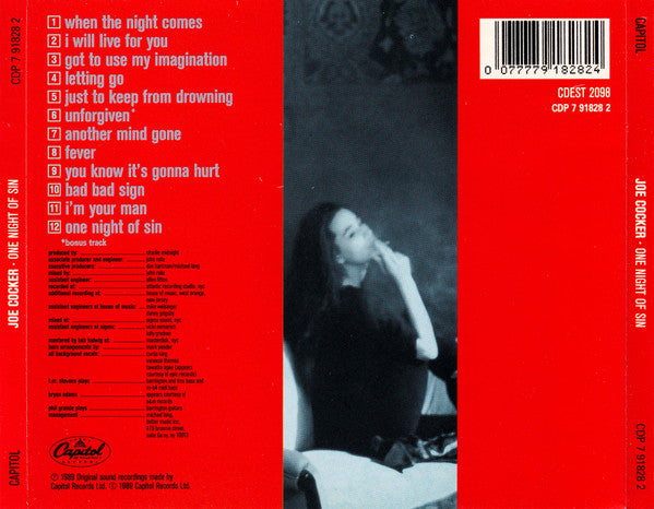 Joe Cocker - One Night Of Sin (CD)