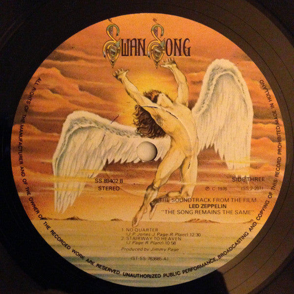 Led Zeppelin - The Soundtrack From The Film The Song Remains The Same (LP Tweedehands)