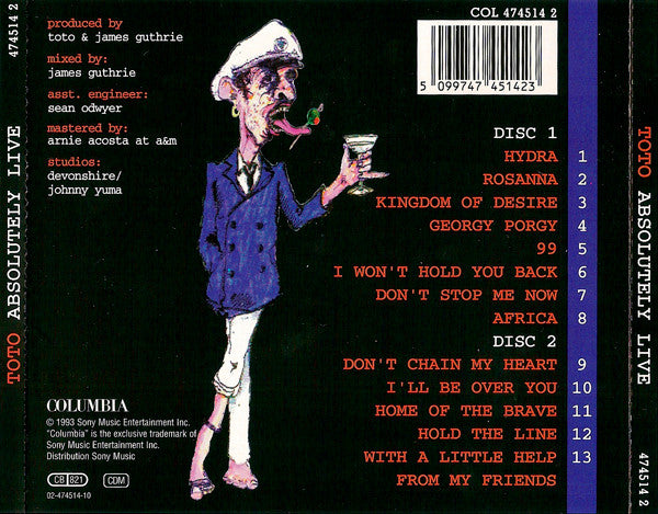 Toto - Absolutely Live (CD)