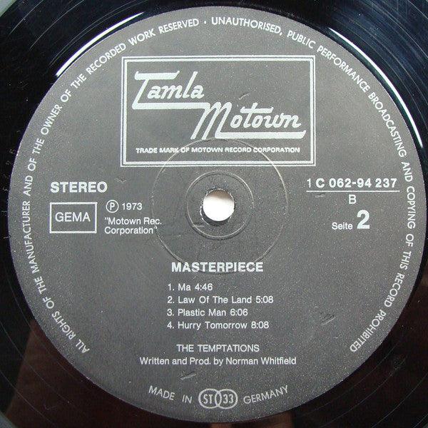 Temptations, The - Masterpiece (LP Tweedehands)