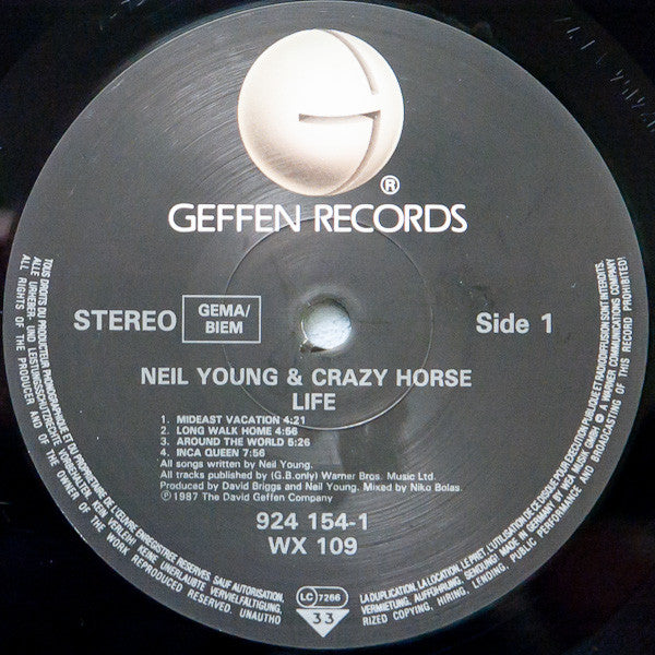 Neil Young & Crazy Horse - Life (LP Tweedehands)