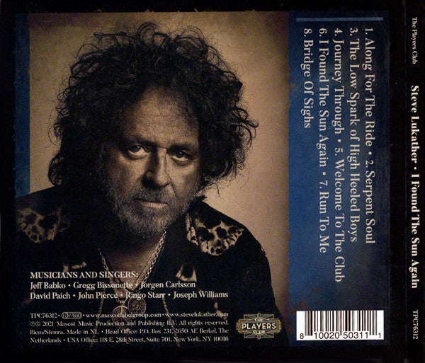 Steve Lukather - I Found The Sun Again (CD)