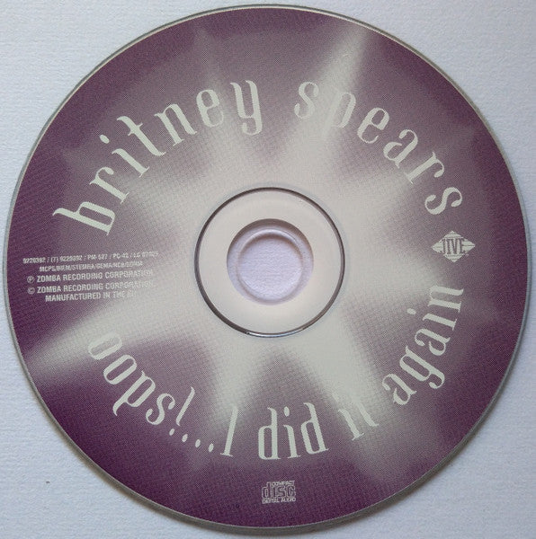 Britney Spears - Oops!...I Did It Again (CD Tweedehands)