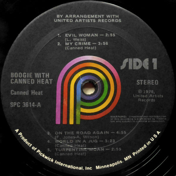 Canned Heat - Boogie With Canned Heat (LP Tweedehands)