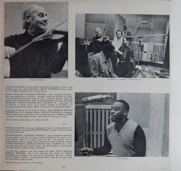 Oscar Peterson - Stéphane Grappelli Quartet - Oscar Peterson - Stephane Grappelli Quartet Vol. 2 (LP Tweedehands)