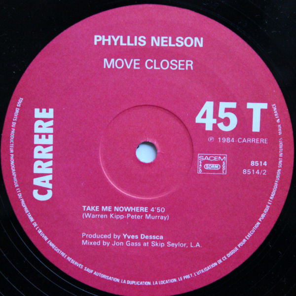 Phyllis Nelson - Move Closer (12" Tweedehands)