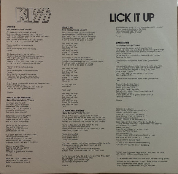 Kiss - Lick It Up (LP Tweedehands)