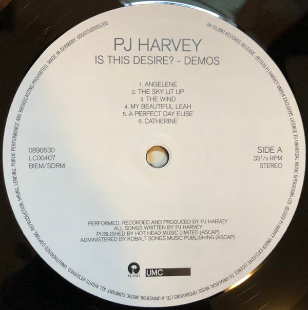 PJ Harvey - Is This Desire? - Demos (LP) - Discords.nl