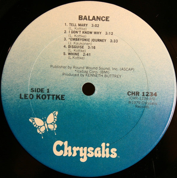 Leo Kottke - Balance (LP Tweedehands)