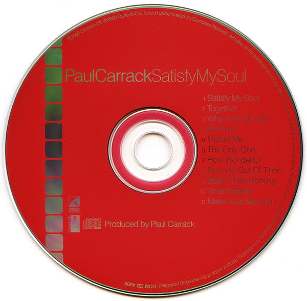 Paul Carrack - Satisfy My Soul (CD)