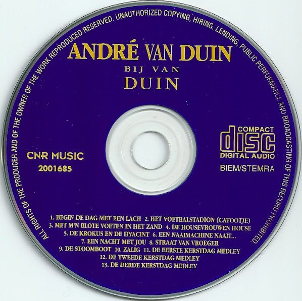 André van Duin - Bij Van Duin (CD)