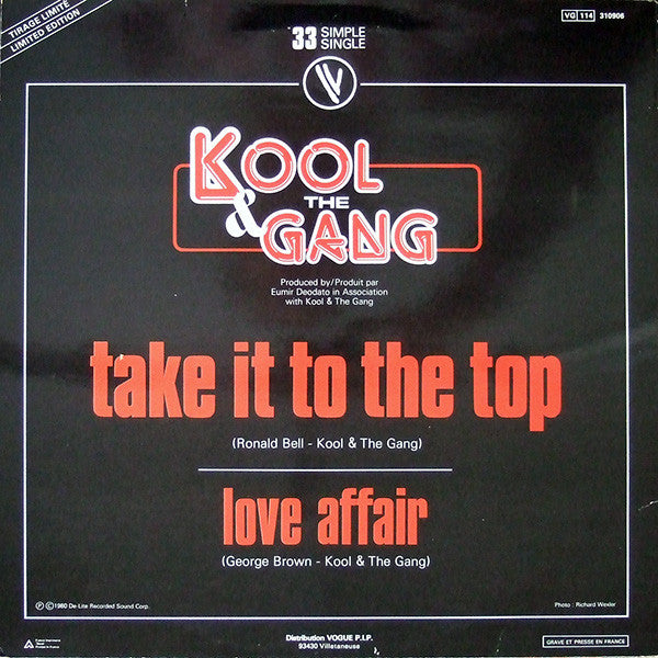 Kool & The Gang - Take It To The Top (12" Tweedehands)