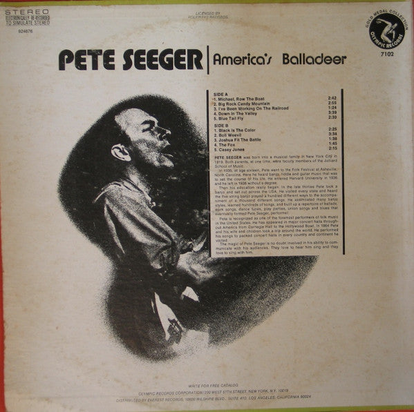 Pete Seeger - America's Balladeer (LP Tweedehands)