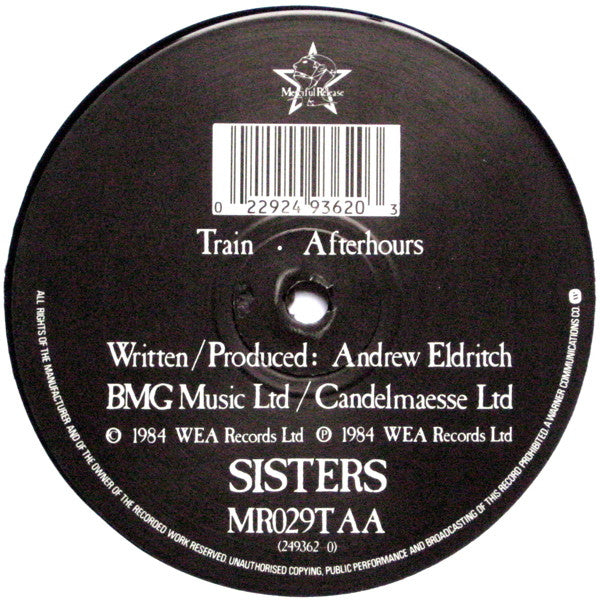 Sisters Of Mercy, The - Body And Soul (12" Tweedehands) - Discords.nl