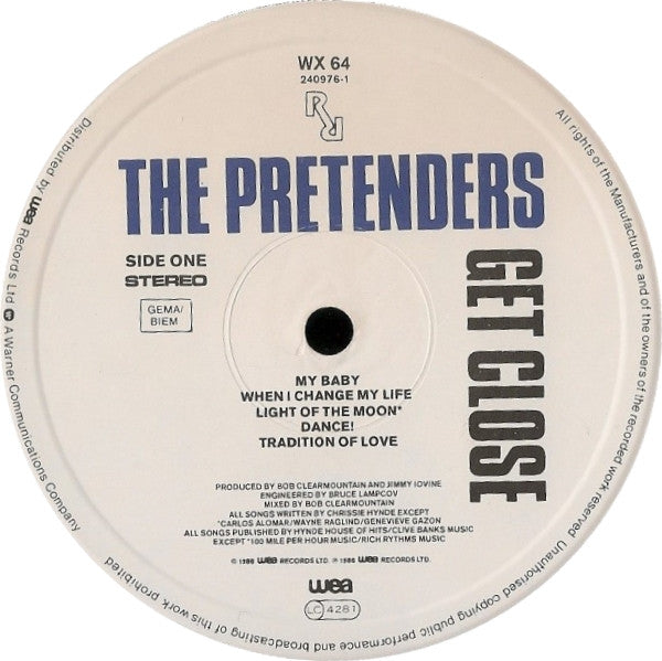 Pretenders, The - Get Close (LP Tweedehands)