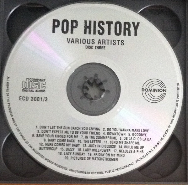 Various - Pop History (The Fabulous 60's And 70's • Beat · Pop · Flower Power) (CD Tweedehands) - Discords.nl