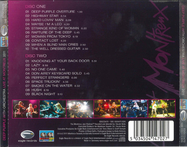 Deep Purple With Die Neue Philharmonie Frankfurt - Live At Montreux 2011 (CD)