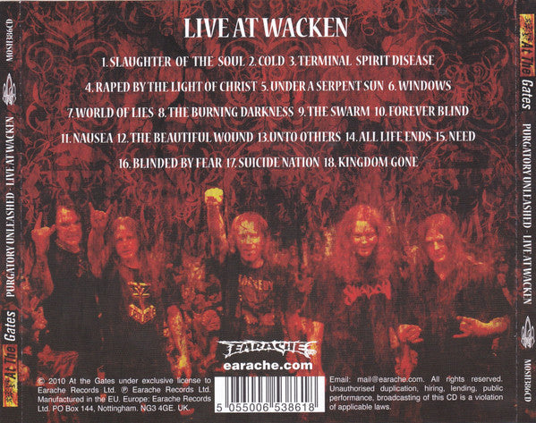 At The Gates - Purgatory Unleashed - Live At Wacken (CD)