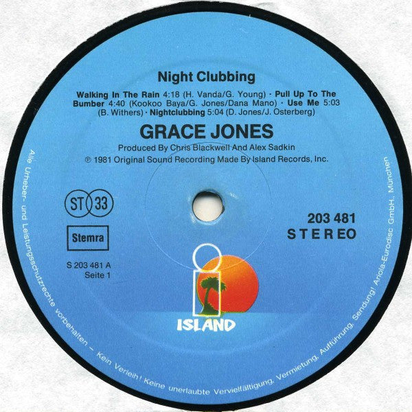 Grace Jones - Nightclubbing (LP Tweedehands)