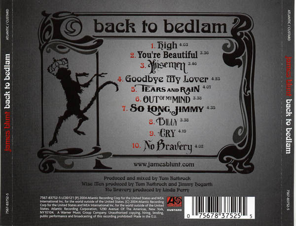 James Blunt - Back To Bedlam (CD Tweedehands)