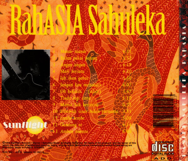 Daniel Sahuleka - Rahasia Sahuleka (CD Tweedehands)
