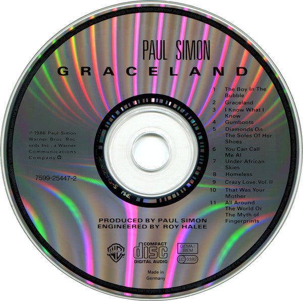 Paul Simon - Graceland (CD Tweedehands)