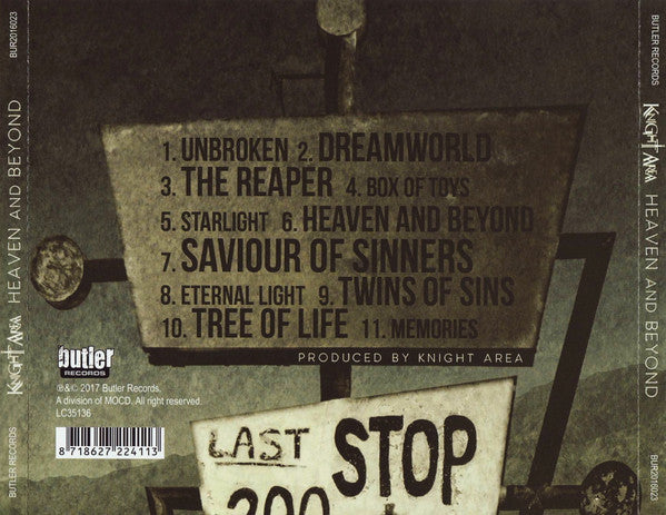 Knight Area - Heaven And Beyond (CD) - Discords.nl