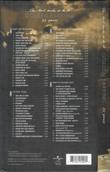 Golden Earring - The Devil Made Us Do It  35 Years (CD Tweedehands)