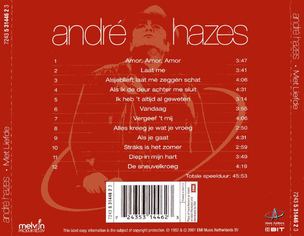 André Hazes - Met Liefde (CD)