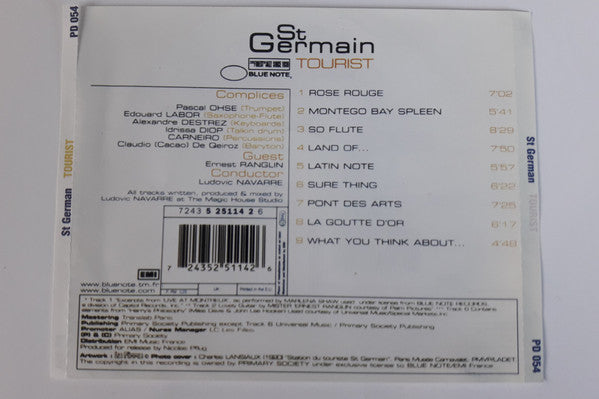 St Germain - Tourist (CD Tweedehands)