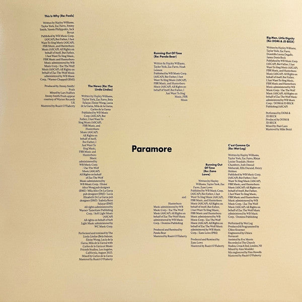 Paramore - Re: This Is Why (LP) - Discords.nl