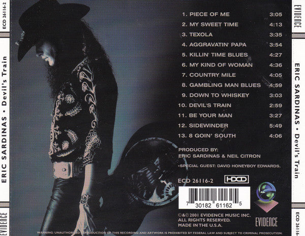 Eric Sardinas - Devil's Train (CD) - Discords.nl
