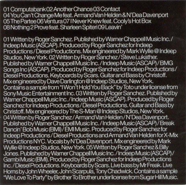 Roger Sanchez - First Contact (CD)