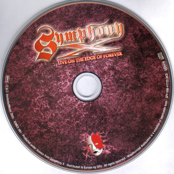 Symphony X - Live On The Edge Of Forever (CD)