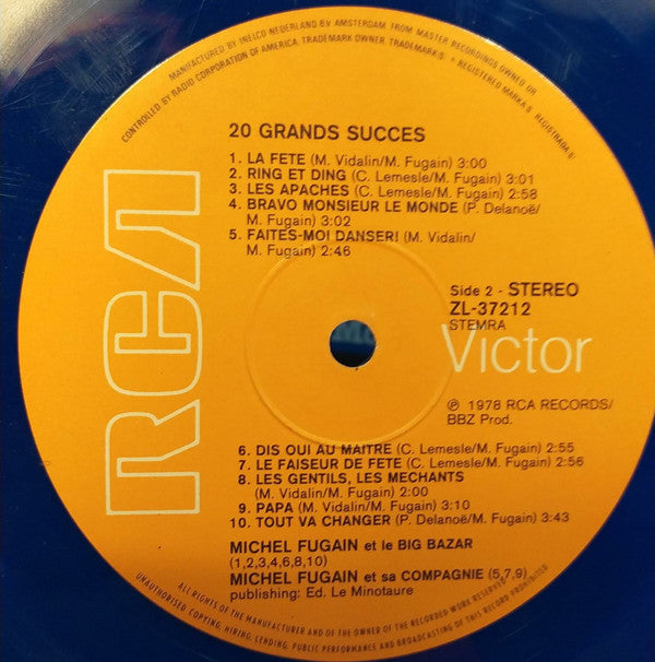 Michel Fugain - 20 Grands Succes (LP Tweedehands) - Discords.nl