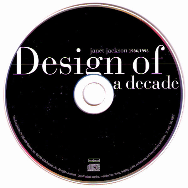 Janet Jackson - Design Of A Decade 1986/1996 (CD)