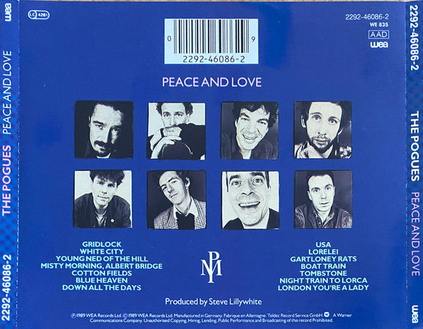 Pogues, The - Peace And Love (CD Tweedehands)