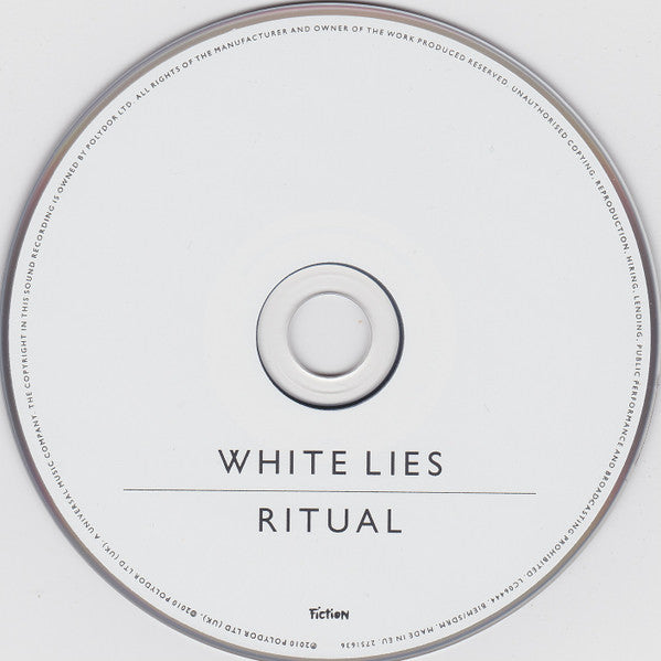 White Lies (2) - Ritual (CD Tweedehands) - Discords.nl