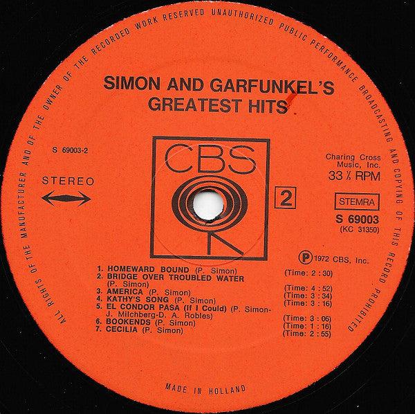 Simon & Garfunkel - Simon And Garfunkel's Greatest Hits (LP Tweedehands)