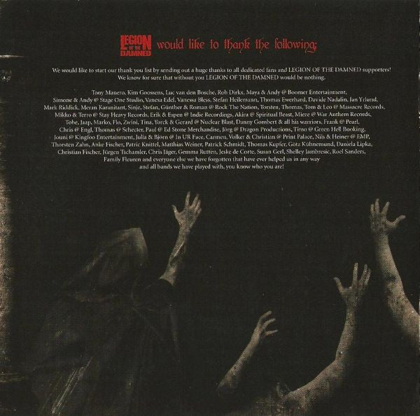 Legion Of The Damned - Cult Of The Dead (CD Tweedehands)