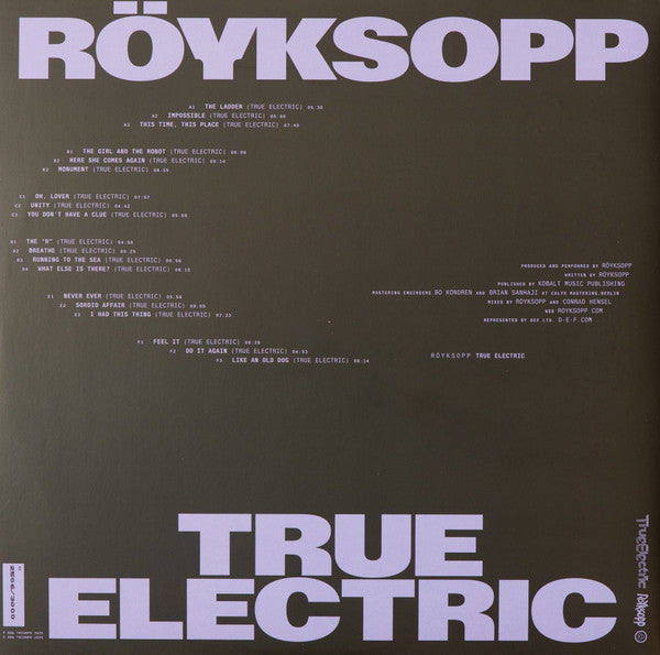 Röyksopp - True Electric (LP)