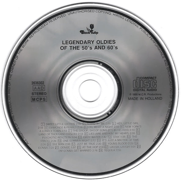 Various - Legendary Oldies Of The 50's And 60's (CD)