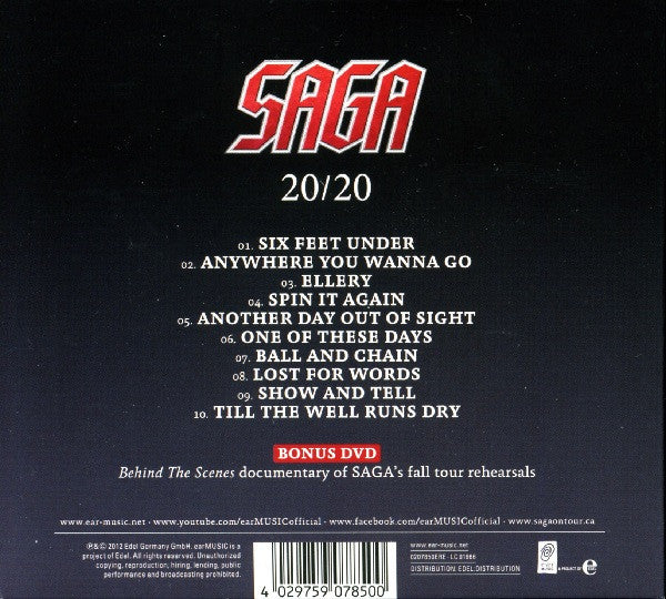 Saga - 20/20 (CD)