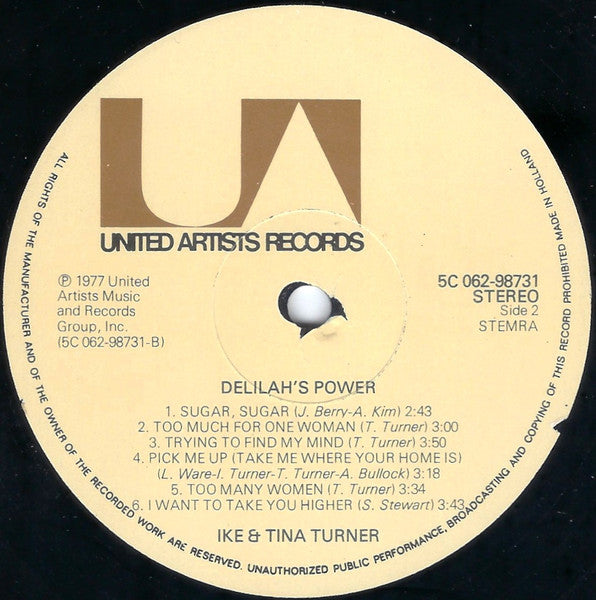 Ike & Tina Turner - Delilah's Power (LP Tweedehands)